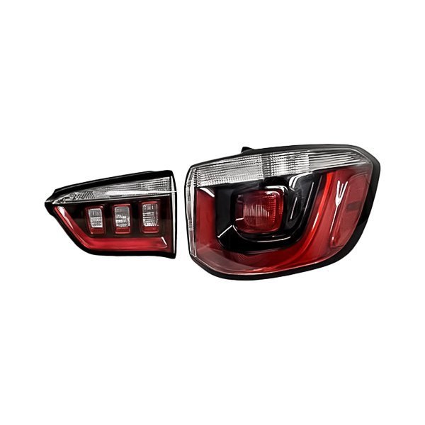 Replacement - Passenger Side Inner and Outer Tail Light Set, Jeep Compass