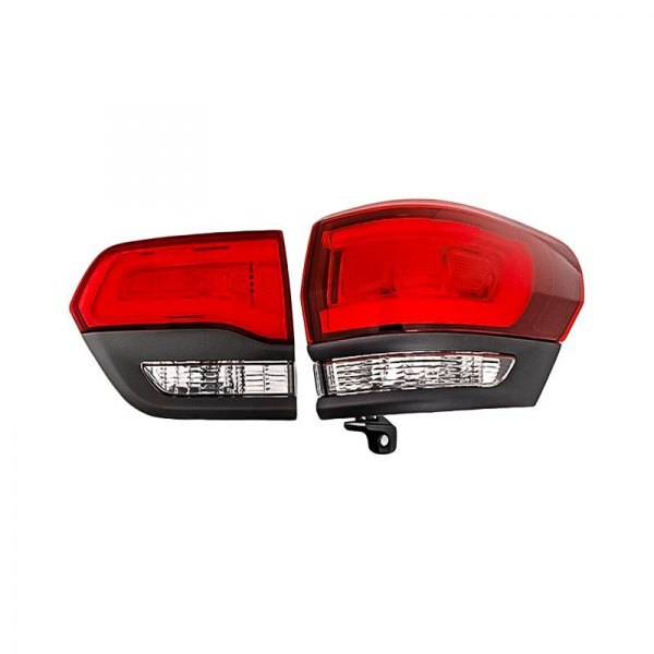 Replacement - Passenger Side Inner and Outer Tail Light Set, Jeep Grand Cherokee