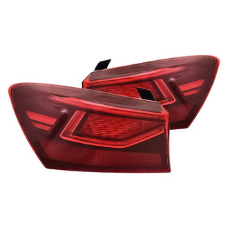 Replacement - Driver and Passenger Side Outer Tail Light Set (CAPA Certified)