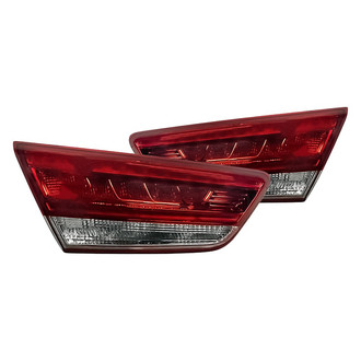 Replacement - Driver and Passenger Side Inner Tail Light Set (CAPA Certified)