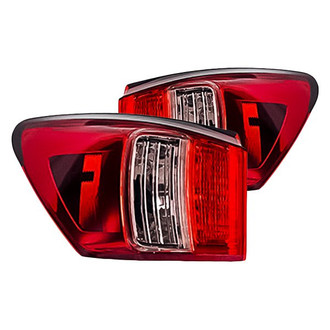 Replacement - Driver and Passenger Side Outer Tail Light Lens and Housing Set (CAPA Certified)