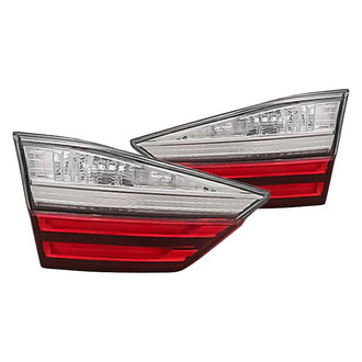 Replacement - Driver and Passenger Side Inner Tail Light Lens and Housing Set (Standard Line)