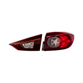 Replacement - Passenger Side Driver and Passenger Side Inner and Outer Tail Light Set (CAPA Certified)