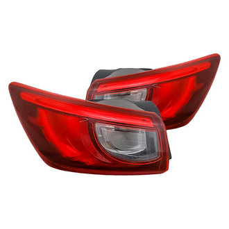 Replacement - Driver and Passenger Side Outer Tail Light Set (Standard Line)