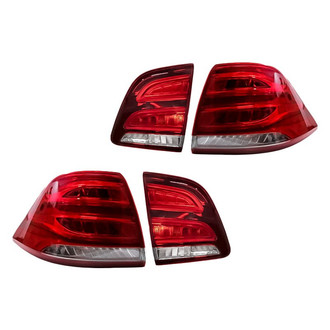 Replacement - Driver and Passenger Side Inner and Outer Tail Light Set (CAPA Certified)