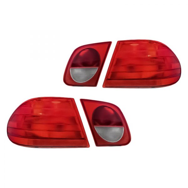 Replacement - Inner and Outer Tail Light Set, Mercedes E Class