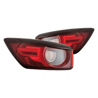 Replacement - Driver and Passenger Side Outer Tail Light Set (CAPA Certified)