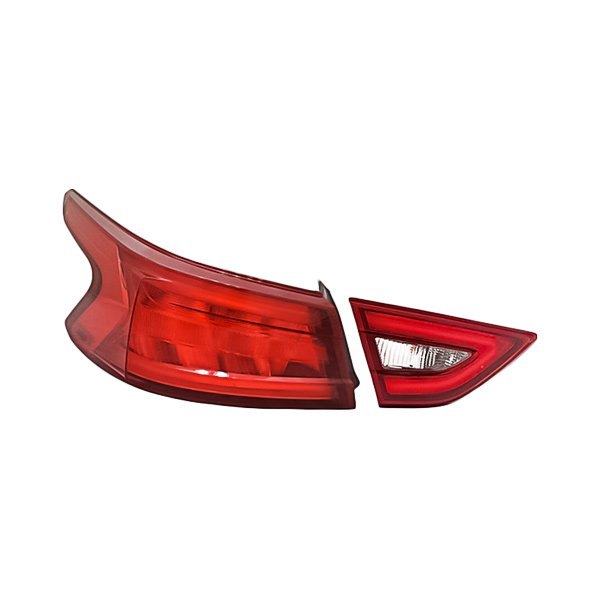 Replacement - Driver Side Inner and Outer Tail Light Set