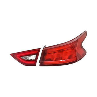 Replacement - Passenger Side Driver and Passenger Side Inner and Outer Tail Light Set (CAPA Certified)