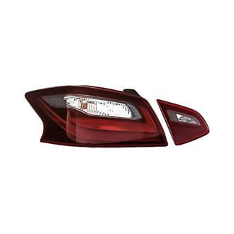 Replacement - Driver Side Driver and Passenger Side Inner and Outer Tail Light Set (CAPA Certified)