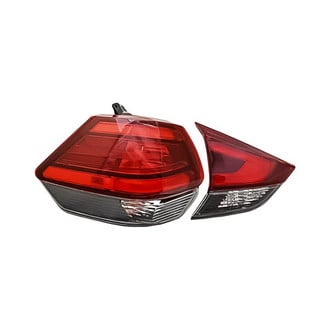 Replacement - Driver Side Driver and Passenger Side Inner and Outer Tail Light Set (Standard Line)