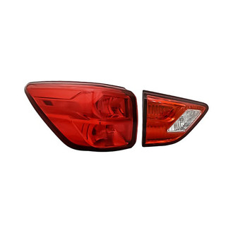 Replacement - Driver Side Driver and Passenger Side Inner and Outer Tail Light Set (CAPA Certified)