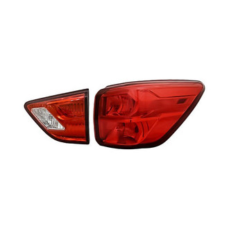 Replacement - Passenger Side Driver and Passenger Side Inner and Outer Tail Light Set (Standard Line)