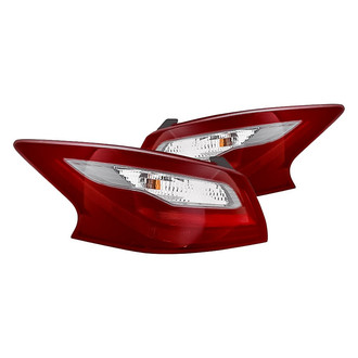 Replacement - Driver and Passenger Side Outer Tail Light Set (CAPA Certified)