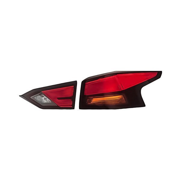 Replacement - Passenger Side Inner and Outer Tail Light Set