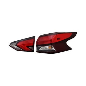 Replacement - Passenger Side Driver and Passenger Side Inner and Outer Tail Light Set (CAPA Certified)