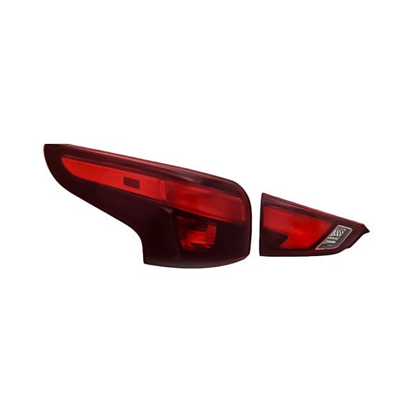 Replacement - Driver Side Inner and Outer Tail Light Set, Nissan Rogue Sport