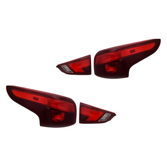 Replacement - Driver and Passenger Side Inner and Outer Tail Light Set (Standard Line)