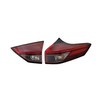 Replacement - Passenger Side Driver and Passenger Side Inner and Outer Tail Light Set (Standard Line)