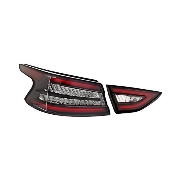 Replacement - Driver Side Inner and Outer Tail Light Set