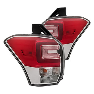 Replacement - Driver and Passenger Side Tail Light Lens and Housing Set (Standard Line)