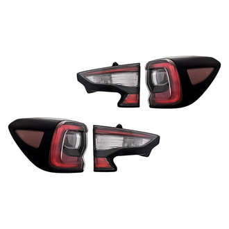 Replacement - Driver and Passenger Side Inner and Outer Tail Light Set (CAPA Certified)