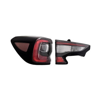 Replacement - Driver Side Driver and Passenger Side Inner and Outer Tail Light Set (Standard Line)