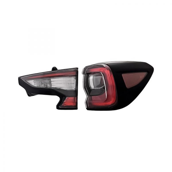 Replacement - Passenger Side Inner and Outer Tail Light Set