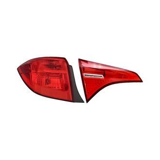 Replacement - Driver Side Driver and Passenger Side Inner and Outer Tail Light Set (Standard Line)