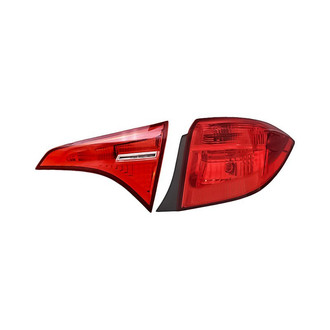 Replacement - Passenger Side Driver and Passenger Side Inner and Outer Tail Light Set (CAPA Certified)