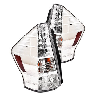 Replacement - Driver and Passenger Side Tail Light Lens and Housing Set (CAPA Certified)