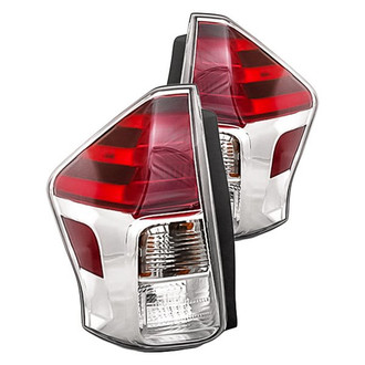 Replacement - Driver and Passenger Side Tail Light Lens and Housing Set (CAPA Certified)