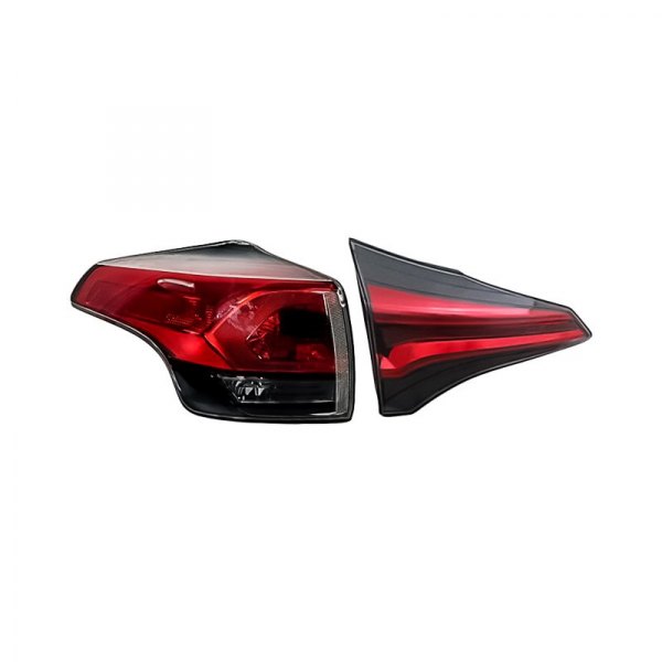 Replacement - Driver Side Inner and Outer Tail Light Set, Toyota RAV4