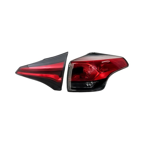 Replacement - Passenger Side Inner and Outer Tail Light Set, Toyota RAV4
