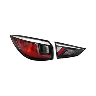 Replacement - Driver Side Driver and Passenger Side Inner and Outer Tail Light Set (CAPA Certified)