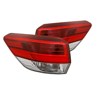 Replacement - Driver and Passenger Side Outer Tail Light Set (CAPA Certified)