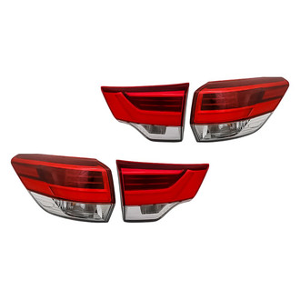 Replacement - Driver and Passenger Side Inner and Outer Tail Light Set (Standard Line)