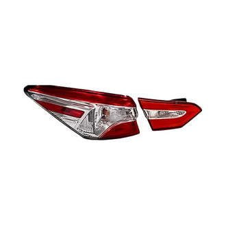 Replacement - Driver Side Driver and Passenger Side Inner and Outer Tail Light Set (Standard Line)