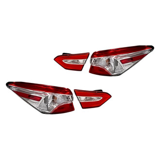 Replacement - Driver and Passenger Side Inner and Outer Tail Light Set (Standard Line)