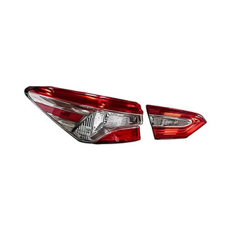 Replacement - Driver Side Driver and Passenger Side Inner and Outer Tail Light Lens and Housing Set (Standard Line)