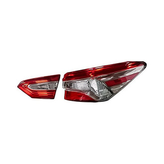 Replacement - Passenger Side Driver and Passenger Side Inner and Outer Tail Light Lens and Housing Set (Standard Line)