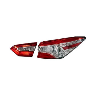 Replacement - Passenger Side Driver and Passenger Side Inner and Outer Tail Light Lens and Housing Set (CAPA Certified)