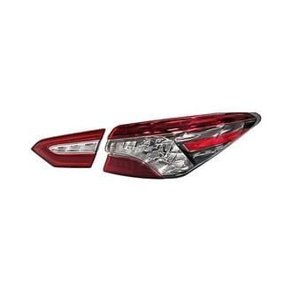 Replacement - Passenger Side Driver and Passenger Side Inner and Outer Tail Light Set (CAPA Certified)