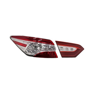 Replacement - Driver Side Driver and Passenger Side Inner and Outer Tail Light Set (CAPA Certified)