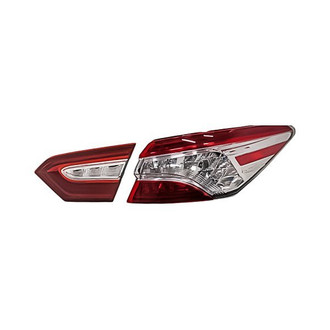 Replacement - Passenger Side Driver and Passenger Side Inner and Outer Tail Light Set (CAPA Certified)