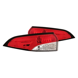 Replacement - Driver and Passenger Side Outer Tail Light Lens and Housing Set (CAPA Certified)
