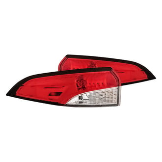 Replacement - Driver and Passenger Side Outer Tail Light Lens and Housing Set (Standard Line)