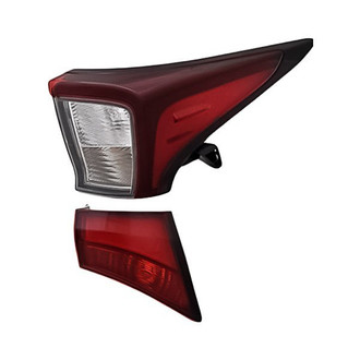 Replacement - Passenger Side Driver and Passenger Side Lower and Upper Tail Light Lens and Housing Set (Standard Line)