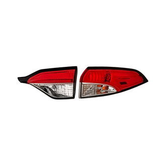 Replacement - Passenger Side Driver and Passenger Side Inner and Outer Tail Light Set (Standard Line)
