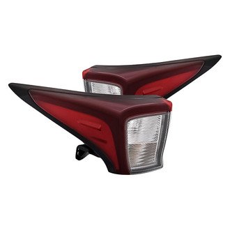 Replacement - Driver and Passenger Side Upper Tail Light Lens and Housing Set (CAPA Certified)